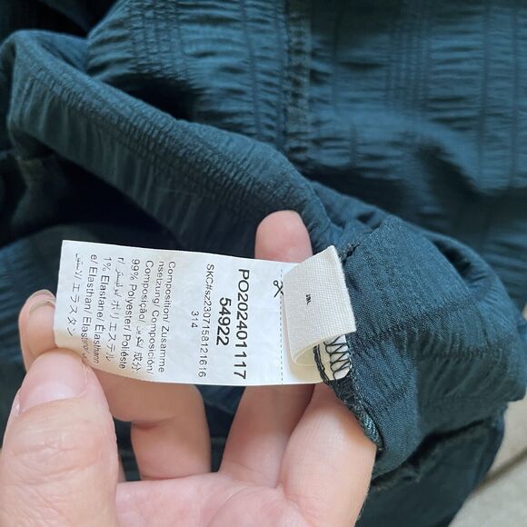 SOLY HUX Women's Ruffle Hem Sleeveless Green Tank Dress Round Neck Casual Smock - Picture 10 of 11